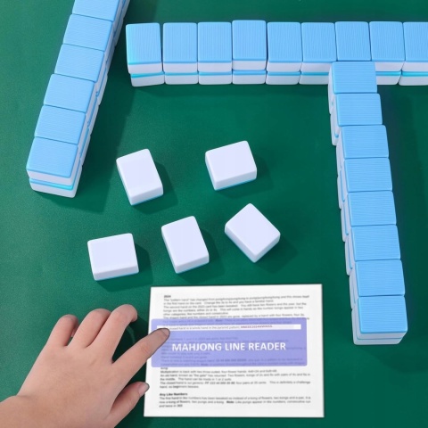 Znacznik Linii Mahjong 4 szt. Pomoc do Gry Wskaźnik Kart Mahjong Fiolet