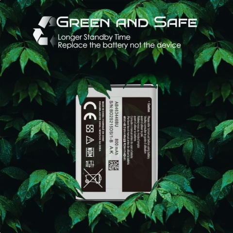 Bateria AB463446BU Samsung GT-C3520 E250 E1070 C3300 800mAh Nowa