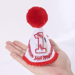 Czapeczka Urodzinowa Roczek Baseball 1 Urodziny Dziecka Sesja Foto