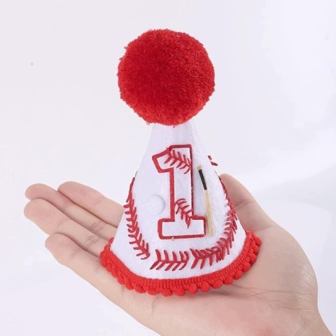 Czapeczka Urodzinowa Roczek Baseball 1 Urodziny Dziecka Sesja Foto