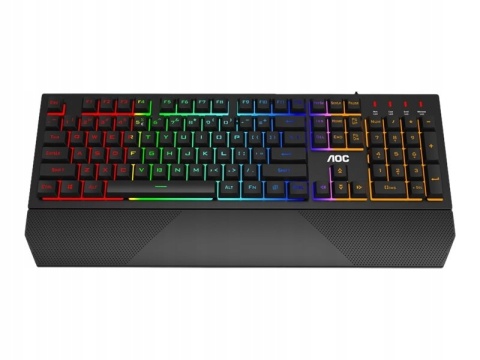 Klawiatura gamingowa AOC GK200 USB do komputera z RGB