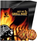 Mata do grillowania BBQ 2 szt 40x33 cm nieprzywierająca grill wielorazowa