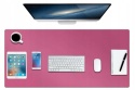 Podkładka na biurko pod laptop skóra wodoodporna antypoślizgowa 90x43różowa