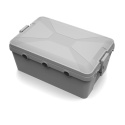 Skrzynka hermetyczna IP54 na przedłużacz ogrodowy szara kosiarka 32×21×13cm