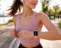 Smartwatch damski różowy AMOLED 1,7" zegarek sportowy Bluetooth Android iOS