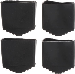 Stopki Gumowe do Drabiny 40x20mm Antypoślizgowe Nakładki 4 sztuki