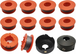 Szpula do podkaszarki Bosch 1,6 mm 8 m zestaw 10 szpul 2 kapturki