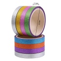 Taśma Washi Brokatowa Zestaw 20 Rolek 3m x 15mm Kolorowa DIY Scrapbook