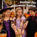 Tatuaże Zmywalne Świecące Halloween dla Dzieci 250 szt Naklejki Glow