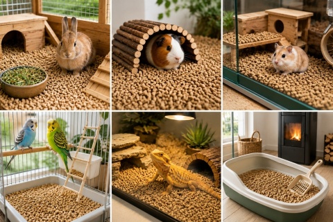 Żwirek Drewniany Zbrylający Gatto Bello 5L Naturalny EKO