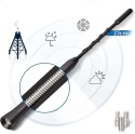 Antena samochodowa AM/FM/DAB Uniwersalna 23cm Adaptery M4 M5 M6 Czarny
