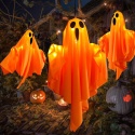 DUCHY HALLOWEEN LED 3 SZT WISZĄCE PODŚWIETLANE DEKORACJE POMARAŃCZOWE