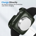 Etui Apple Watch 7 8 9 45mm Metal TPU Pancerne Army Green ZZDZZ