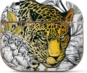 Etui do AirPods Pro 1 Generacji Twarde Lampart Piwonie Brelok Berkin Arts