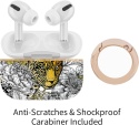 Etui do AirPods Pro 1 Generacji Twarde Lampart Piwonie Brelok Berkin Arts