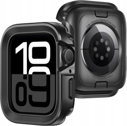Etui do Apple Watch Series 10 46mm Metal TPU Pancerne Czarne ZZDZZ