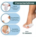 Korektor Haluksów Separator Palców Silikonowy Hallux Valgus 10 szt