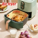 Magnesy do Air Fryer Silikonowe Uchwyty Papieru 6 szt. Czarne Czerwone