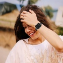 Pasek Bransoleta GEARYOU do Apple Watch 38 40 41 mm Metalowa Czarna