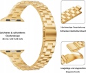 Pasek Bransoleta do Apple Watch 38 40 41 42 mm Metalowa Złota GEARYOU