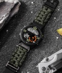 Pasek Paracord 550 do Garmin Fenix 7S 6S 5S Instinct 2S 20mm Zielony