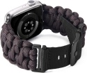 Pasek do Apple Watch Paracord 550 42 44 45 46 mm Brązowy BINLUN