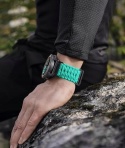 Pasek do Garmin 22mm Paracord 550 Nylon Pleciony Turkusowy BINLUN