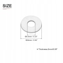 Podkładki płaskie M8 8,5x24x2 mm stal nierdzewna A2 304 20 szt. DTGN