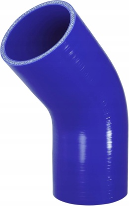 Rura do układu chłodzenia silikonowy Wąż niebieski 45° 5x70x102mm