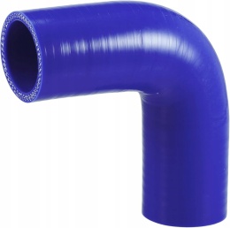 Rura do układu chłodzenia silikonowy Wąż niebieski 90° 5x40x102mm
