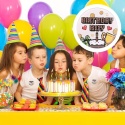 SAVITA Przypinka Urodzinowa Chłopiec Pixel Gra Broszka Birthday Boy 5,8cm