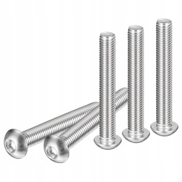 Śruby Imbusowe M10x70 DIN 912 A2 Stal Nierdzewna 304 8 szt. Imbus