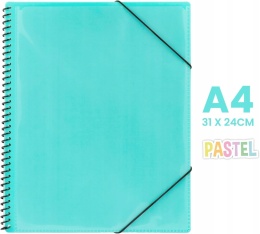 Starplast Teczka A4 20 Koszulek Ofertowa Spiralna Na Dokumenty Niebieska PP