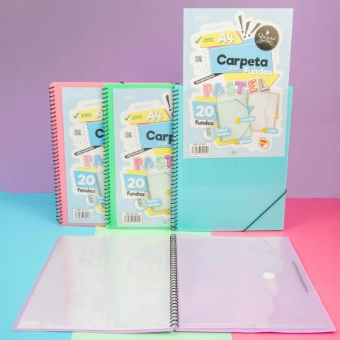 Starplast Teczka A4 20 Koszulek Ofertowa Spiralna Na Dokumenty Niebieska PP