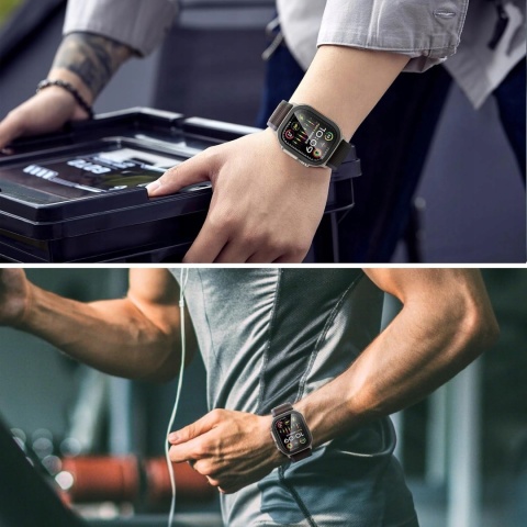 Szkło Apple Watch Ultra 1 2 3 49mm 9H Ramka Ochronna 2 szt. ZZDZZ