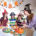 Talerze Halloween 28,5 cm Patery na Przekąski 3 szt. KEELYY