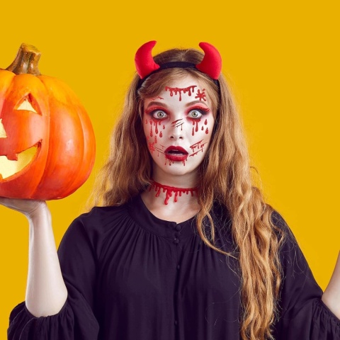 Tatuaże Tymczasowe Blizny Krew Halloween Twarz Ciało 4 Arkusze HOWAF