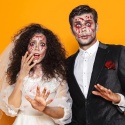 Tatuaże Tymczasowe Blizny Krew Halloween Twarz Ciało 4 Arkusze HOWAF