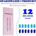 Włosy Doczepiane Clip-In Niebieskie Turkusowe Pasemka Klipsy 12 sztuk