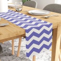 BIEŻNIK NA STÓŁ ENCASA XO 32x183 CM 100% BAWEŁNA ZYGZAK PERI