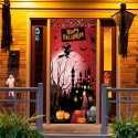 Baner na Halloween dekoracyjny plakat ścienny do zdjęć 180 x 90 cm