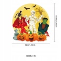 Baner samochodowy Dekoracja bagażnika na Halloween 130x126cm
