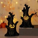 Dekoracja na Halloween w kształcie pnia drzewa oświetlenie LED 2 szt.