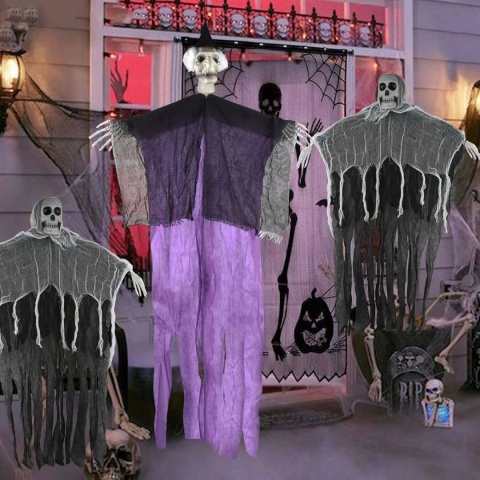Duchy wiszące dekoracja na Halloween zestaw 3szt 85-125cm