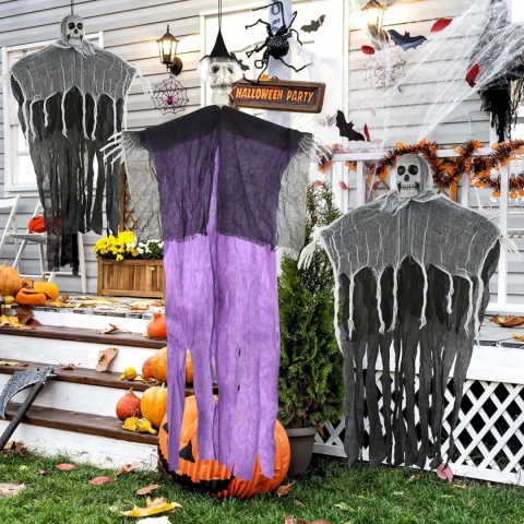 Duchy wiszące dekoracja na Halloween zestaw 3szt 85-125cm