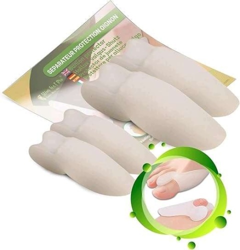 Korektor Separator Silikon na mały duży palec stóp Korygujący 4szt
