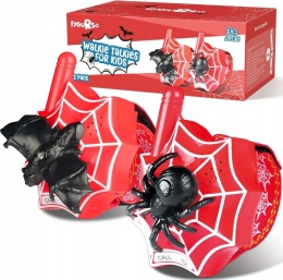 Krótkofalówka dla dzieci walkie talkie z pająkiem na Halloween 2szt