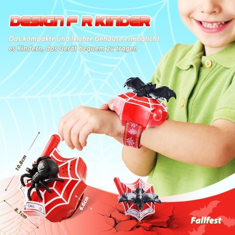 Krótkofalówka dla dzieci walkie talkie z pająkiem na Halloween 2szt