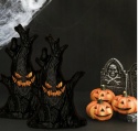 LAMPION HALLOWEEN LED MINI UPIORNE DRZEWO DYNIA DEKORACJA STOŁOWA