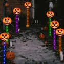 LAMPKI SOLARNE DYNIE HALLOWEEN 6 SZT LED OGRODOWE NA ŚCIEŻKĘ TARAS
